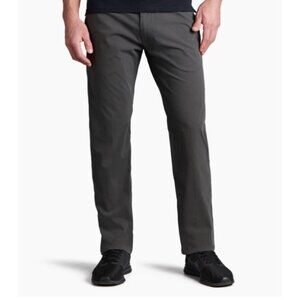 Kuhl Men's Slax Carbon Gray Lightweight Cotton Blend Pants 36" x 32"